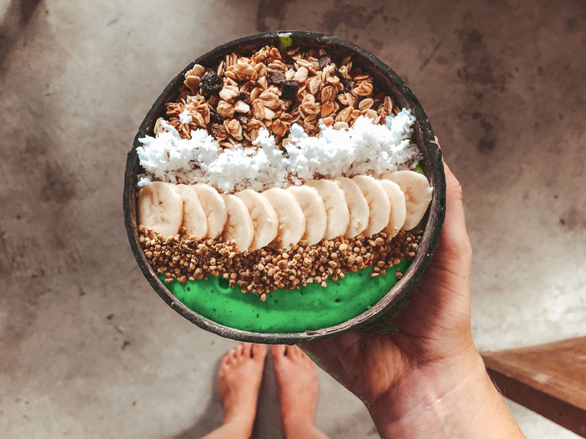 Acai bowl με Spiroulina PLATENSIS