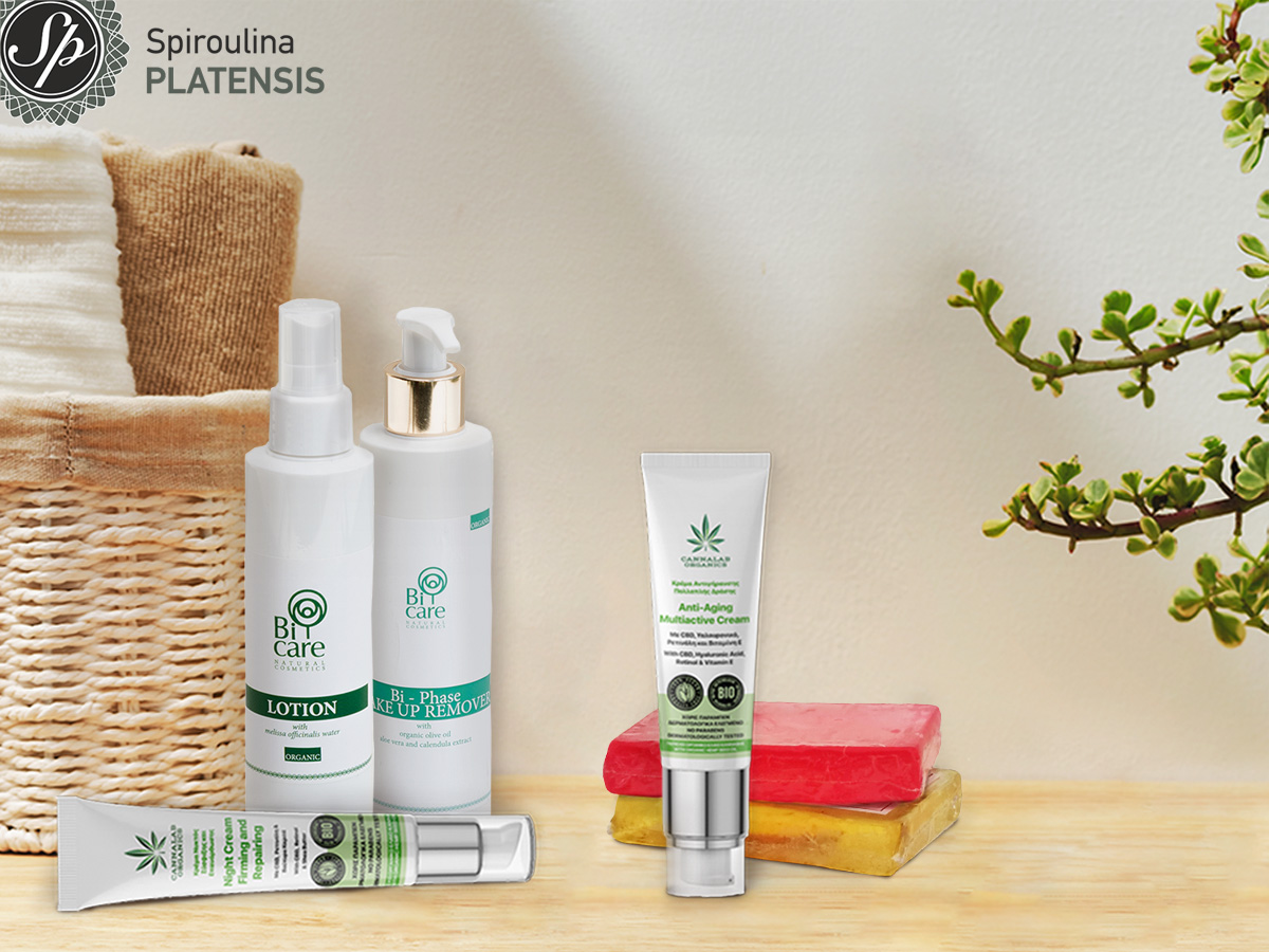 Φυσικά προΪόντα ομορφιάς από τη Spiroulina PLATENSIS