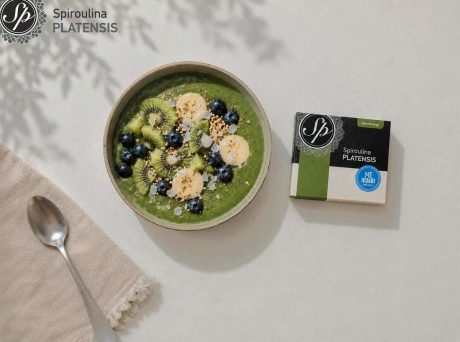 Smoothie bowl με Spiroulina PLATENSIS Με Ιώδιο, ακτινίδιο, μπανάνα και blueberries